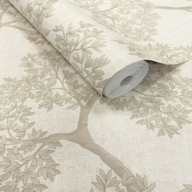 Wallpaper  -  Holden Giovanni Cream Tree Wallpaper - 36460  -  60486523