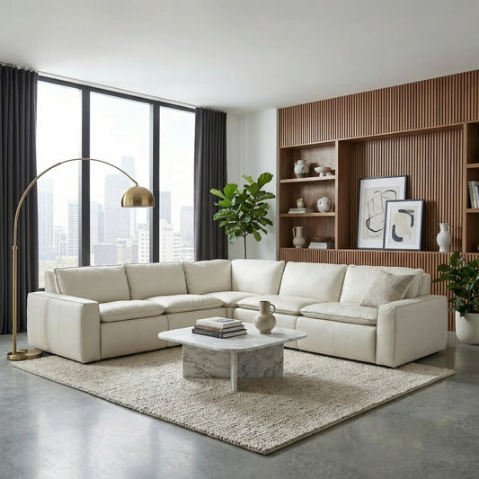 Furniture  -  Hudson Corner Sofa - Pebble  -  60485438