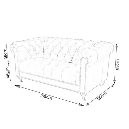 Furniture  -  Regent Midi Sofa - Black  -  60262892