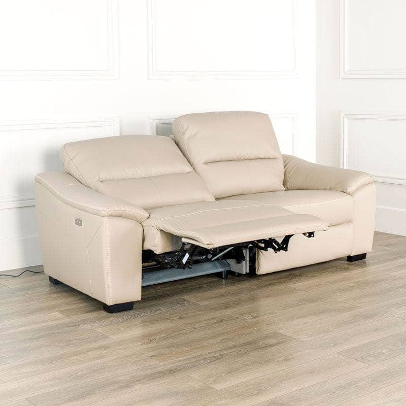 Furniture  -  Porto 3 Seat Recliner Sofa - Taupe -  60005771