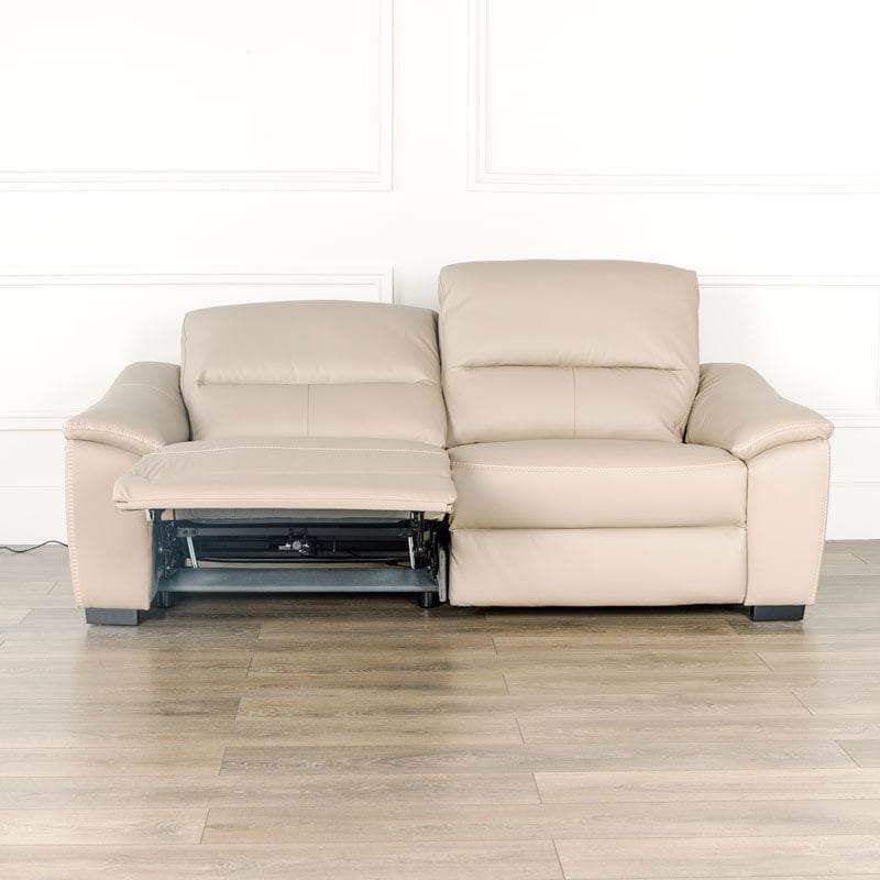Furniture  -  Porto 3 Seat Recliner Sofa - Taupe -  60005771