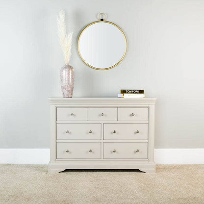 Furniture  -  Victoria 7 Drawer Chest - Taupe  -  60007788
