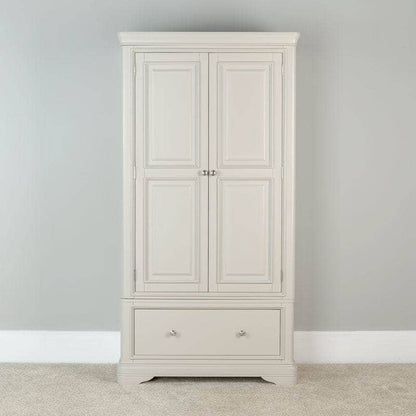Furniture  -  Victoria 2 Door Wardrobe - Taupe  -  60007789