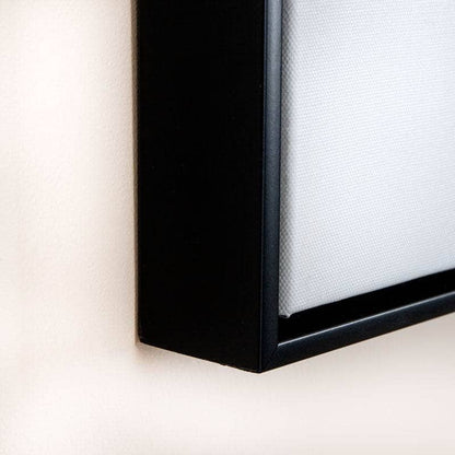 Pictures  -  Black Abstract Framed Canvas (18186) - 150 x 80cm  -  60011586
