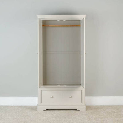 Furniture  -  Victoria 2 Door Wardrobe - Taupe  -  60007789
