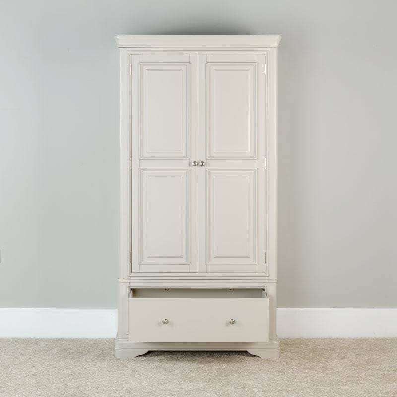 Furniture  -  Victoria 2 Door Wardrobe - Taupe  -  60007789
