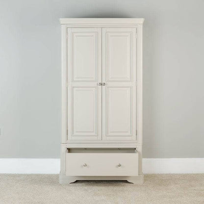 Furniture  -  Victoria 2 Door Wardrobe - Taupe  -  60007789
