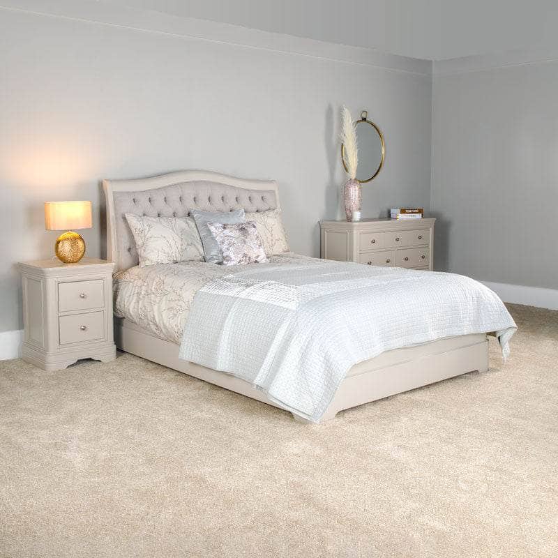 Furniture  -  Victoria King Size Bedframe - Taupe  -  60007785