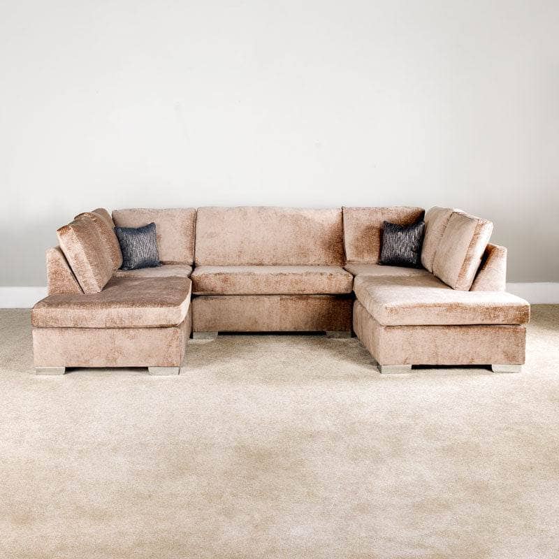 Furniture  -  Olivia Corner Sofa - Mink -  60007839
