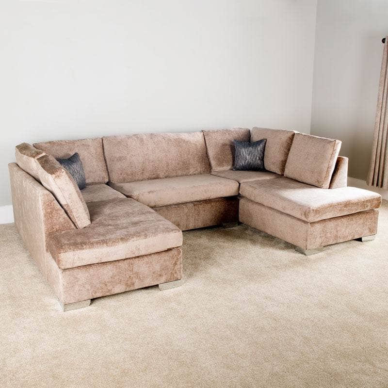 Furniture  -  Olivia Corner Sofa - Mink -  60007839