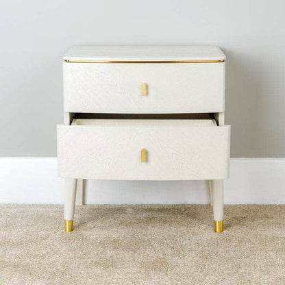  -  Plaza Bedside Table - Stone  -  60007892