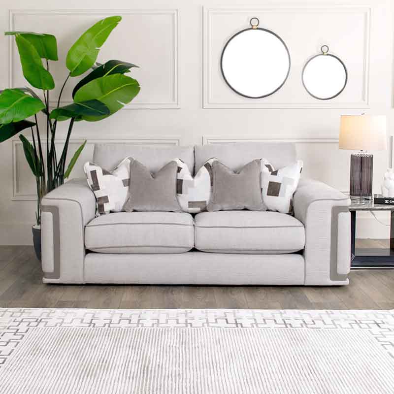 Furniture  -  Florian 2.5 Seat Sofa - Grey -  60006576