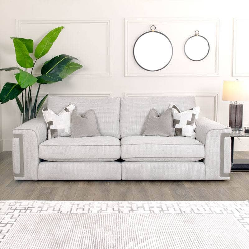 Furniture  -  Florian 4 Seat Sofa - Grey  -  60006575