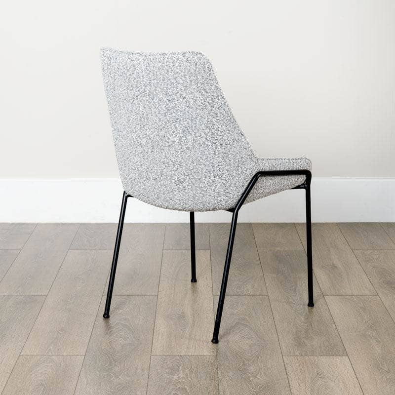 Furniture  -  Boucle Lindsey Chairs - Grey  -  60007871