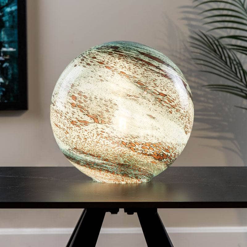 Lights  -  Cloudy Copper Table Lamp - 28cm  -  60003931