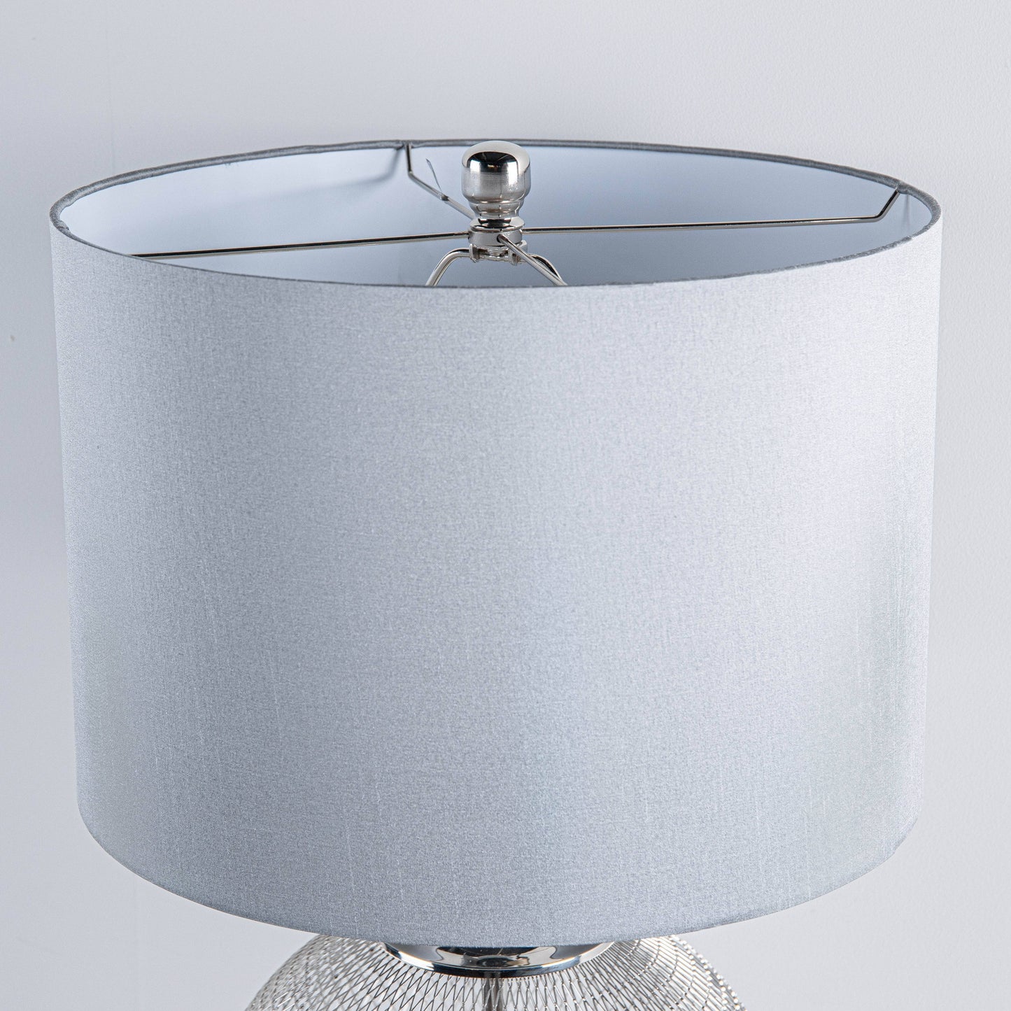 Lights  -  Silver Wire Mesh Table Lamp  -  60004270