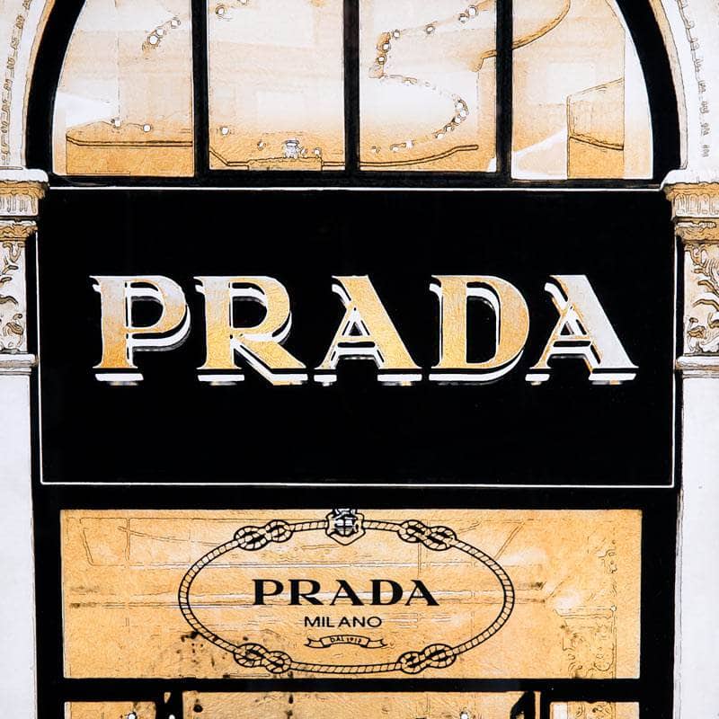 Prada Storefront Framed Picture - 70 x 100cm | Taskers
