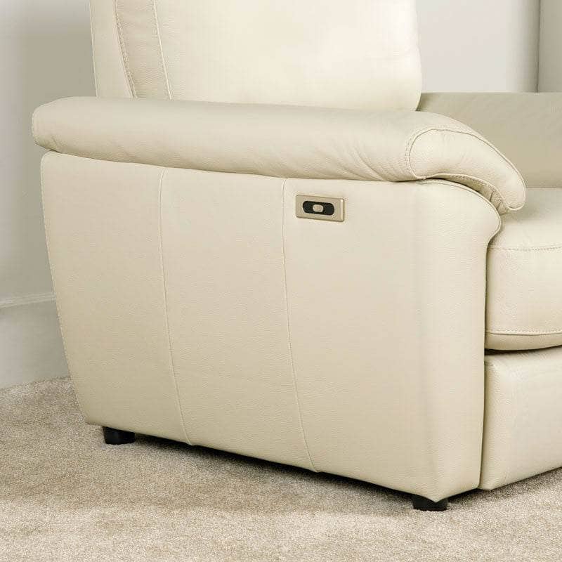 Furniture  -  Catania Power Armchair - Cream  -  60010295
