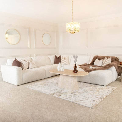 Austin Corner Sofa - Cream (Special Order)