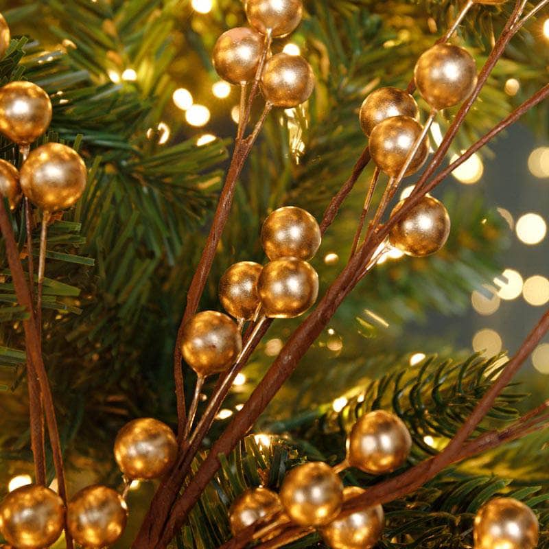 Christmas  -  Gold Berry Spray - 56cm  -  60000841