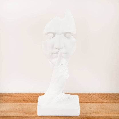 Homeware  -  The Silent Face Figurine - White  -  60011888
