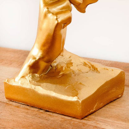 Homeware  -  The Silent Face Figurine - Gold  -  60011887