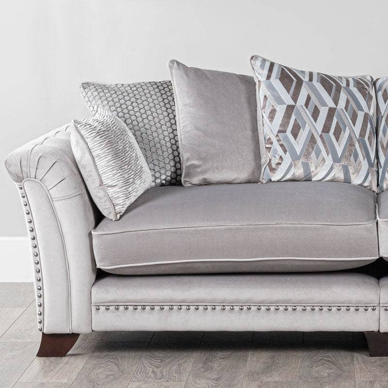 Furniture  -  Florence Grey 4 Seat Sofa  -  50155846