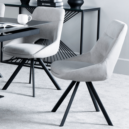 Furniture  -  Ashton Dining Chair - Grey  -  60011027