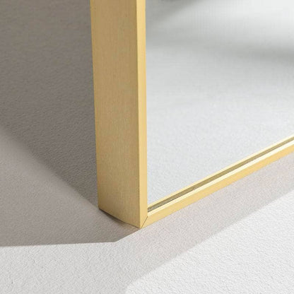 Mirrors  -  Gold Arch Top Mirror - 90x180cm  -  60009768