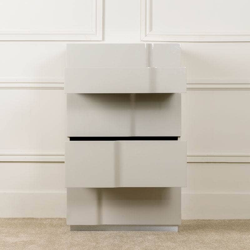 Furniture  -  Verona 4 Drawer Chest- Cashmere  -  60008228