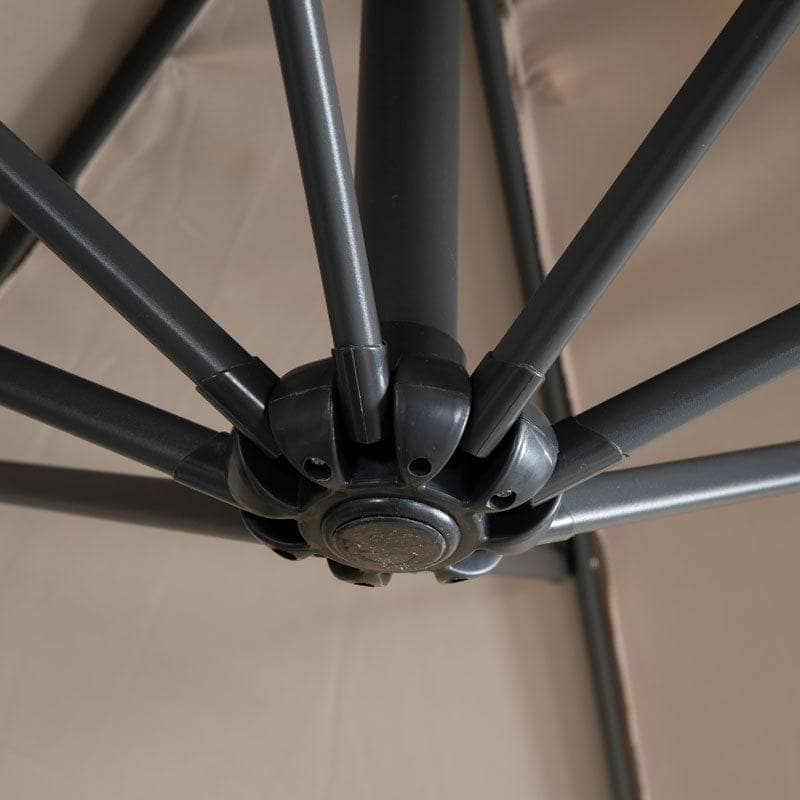 Gardening  -  Weatherking Cantilever Parasol 3M - Taupe  -  60009012