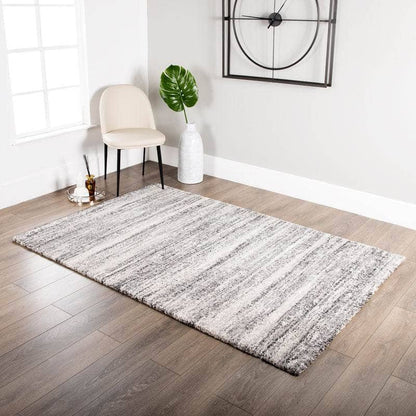 Rugs  -  Berber Style Light Grey Rug - 120x170cm  - 