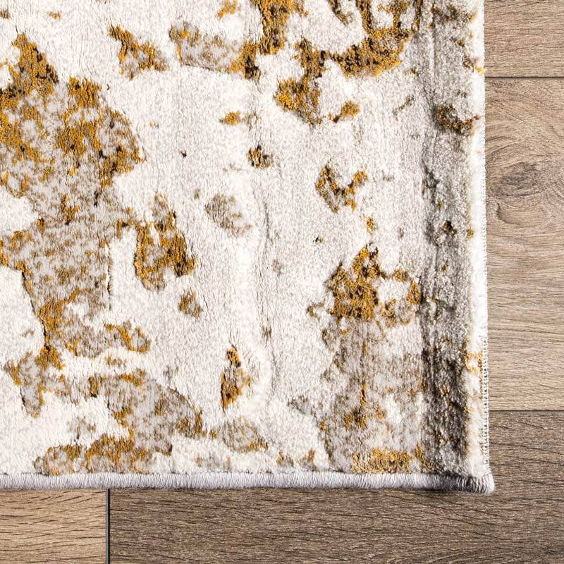 Quartz Abstract Gold Rug - Multiple Sizes | Taskers Online Store ...
