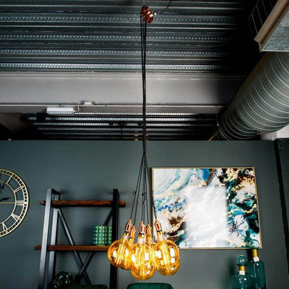 Lights  -  Caen 7 Light Cable Ceiling Light  -  60002878