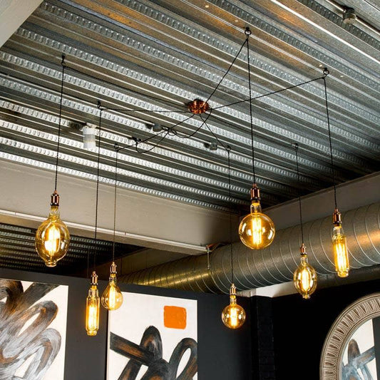 Lights  -  Caen 7 Light Cable Ceiling Light  -  60002878