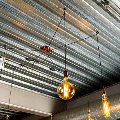 Lights  -  Caen 7 Light Cable Ceiling Light  -  60002878