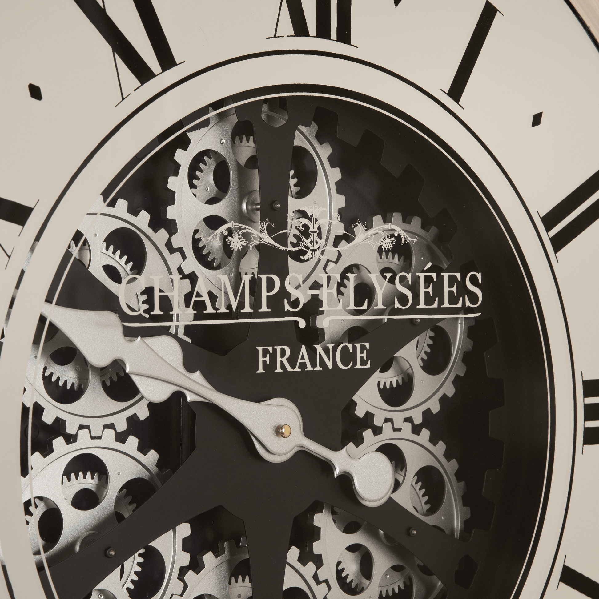 Homeware  -  Cream Champs-Elysees Wall Clock - 80cm  -  60008119