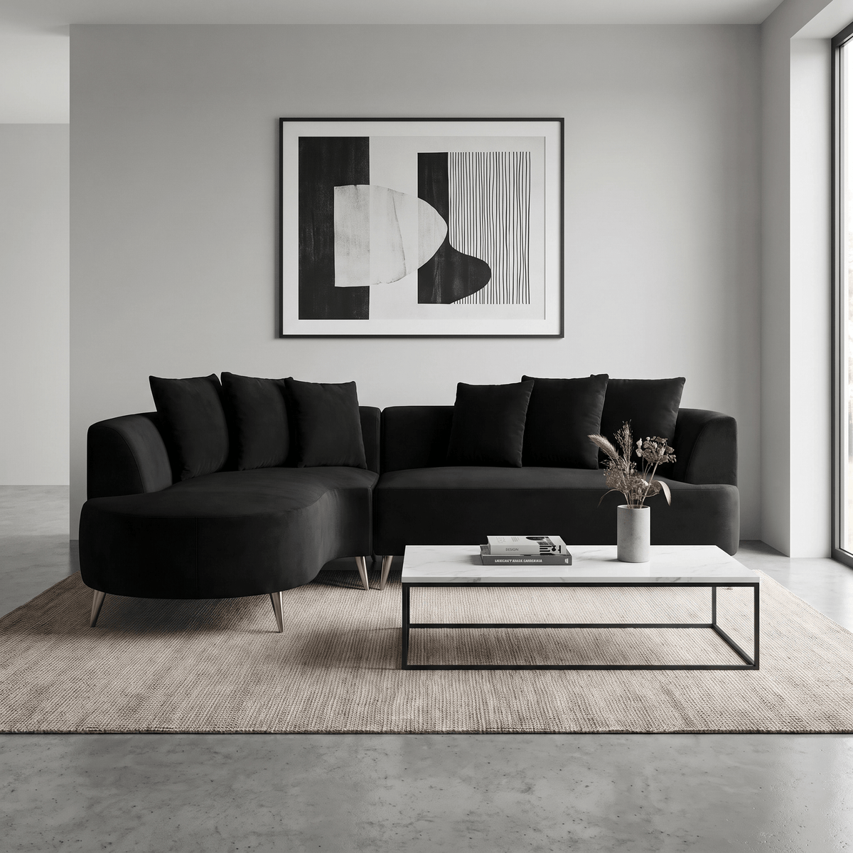 Furniture  -  IV Ada LHF Corner Sofa V529 - Future 85  -  60486620