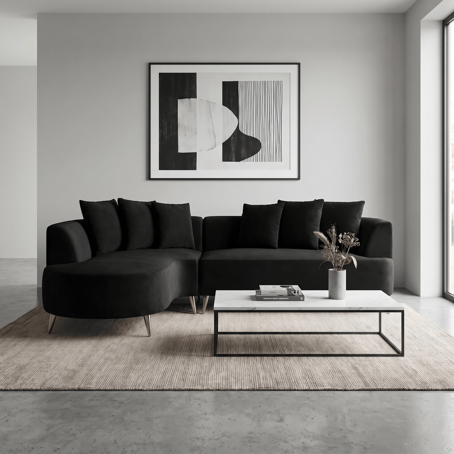 Furniture  -  IV Ada LHF Corner Sofa V529 - Future 85  -  60486620
