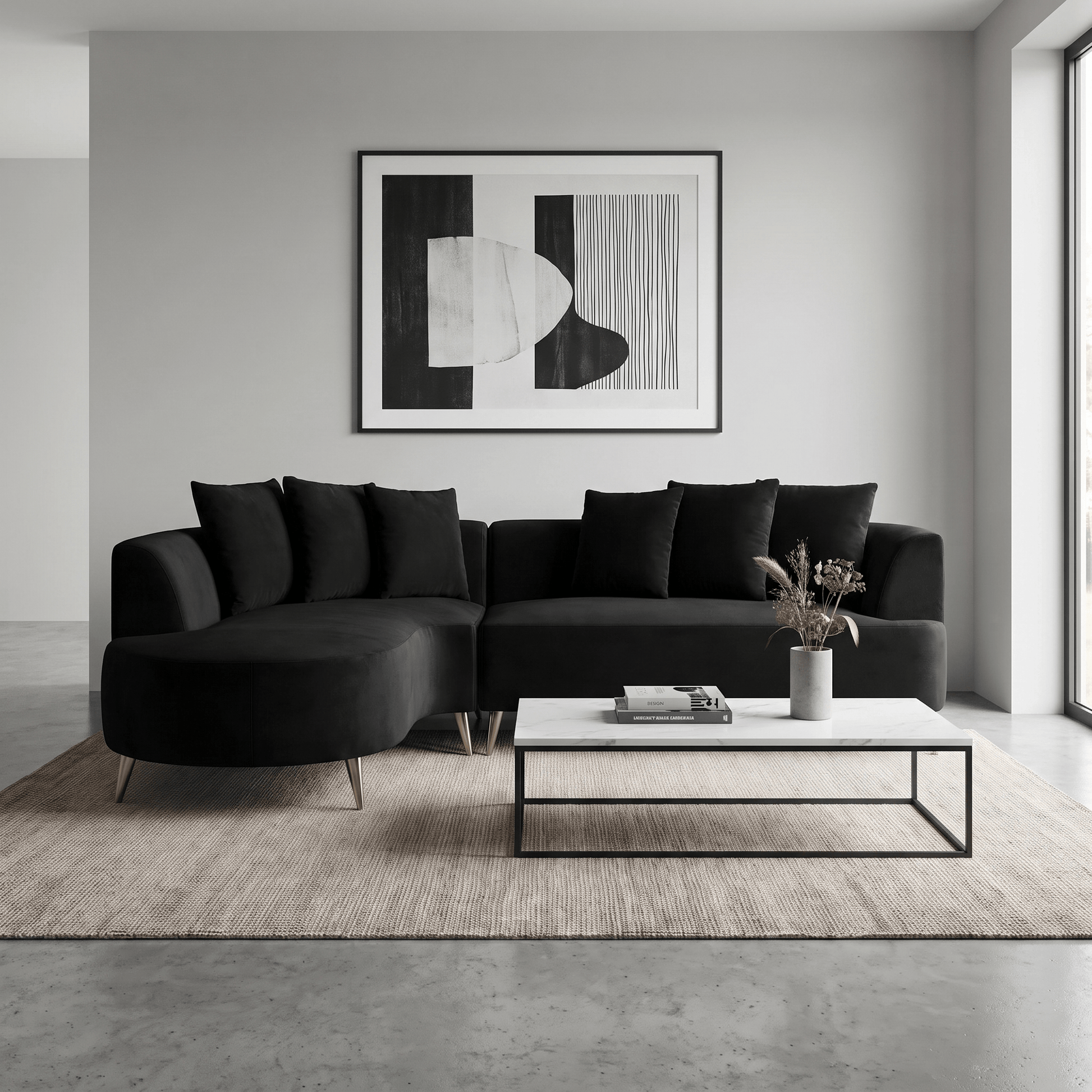 Furniture  -  IV Ada LHF Corner Sofa V529 - Future 85  -  60486620