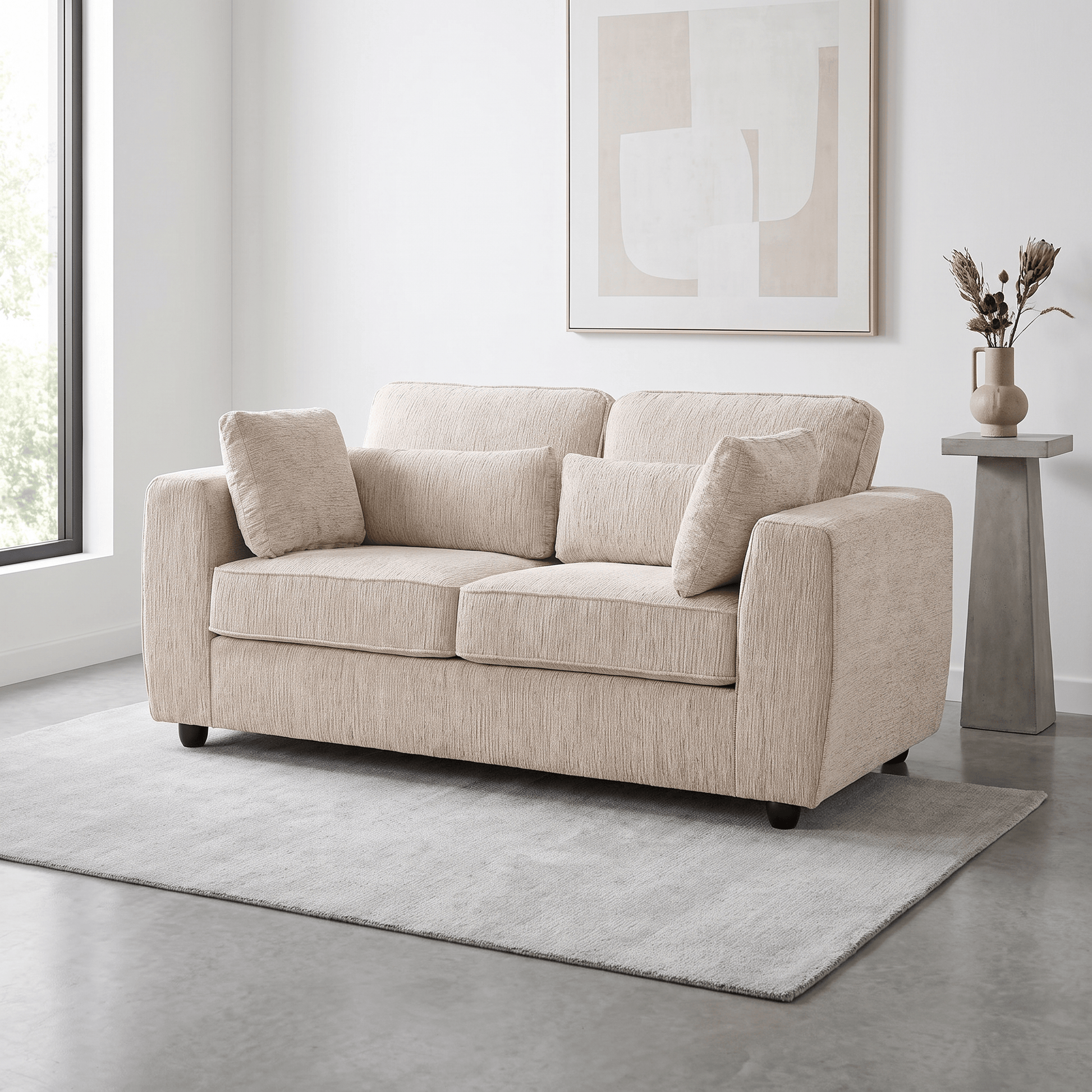 Furniture  -  Esmerelda 2 Seater Sofa - Cream  -  60486602