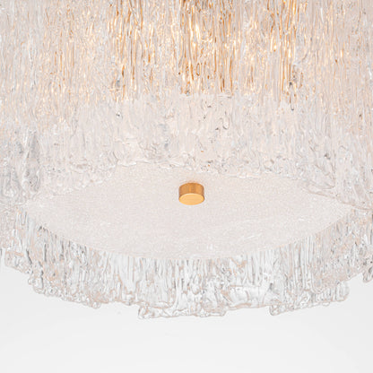 Lights  -  YS 10-1714-10 Iron & Clear Glass 10 Light Chandelier  -  60486004
