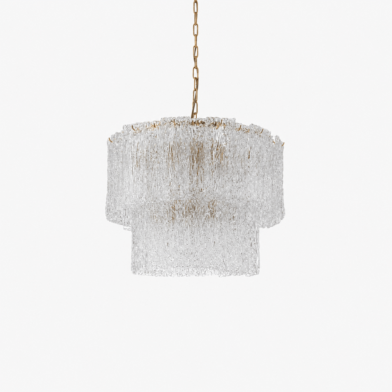 Lights  -  YS 10-1714-10 Iron & Clear Glass 10 Light Chandelier  -  60486004