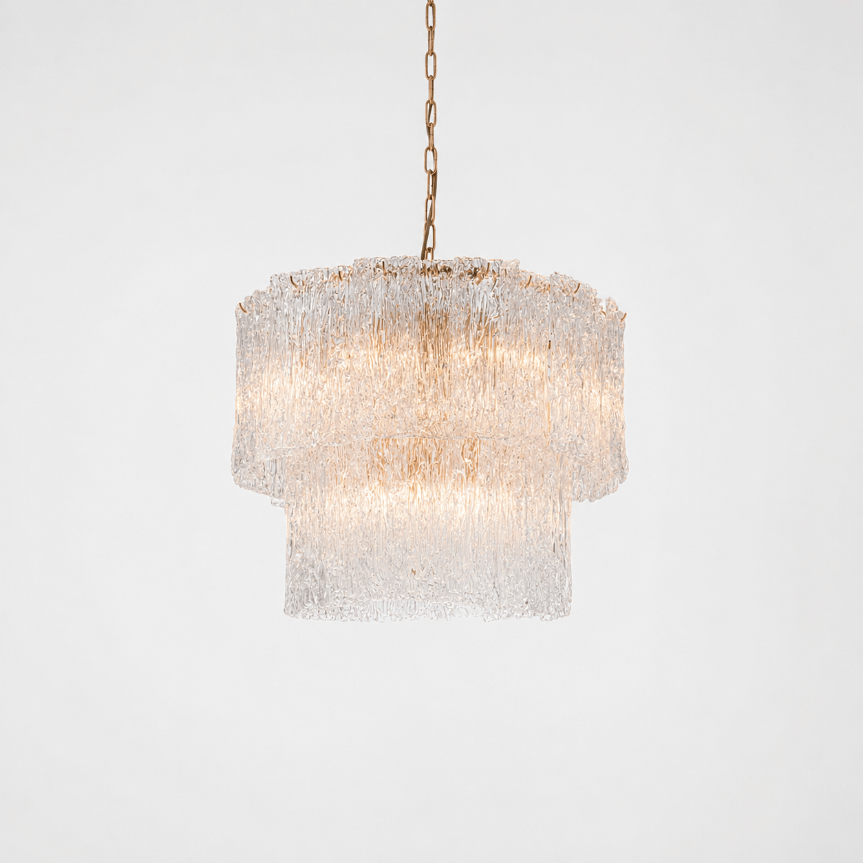 Lights  -  YS 10-1714-10 Iron & Clear Glass 10 Light Chandelier  -  60486004