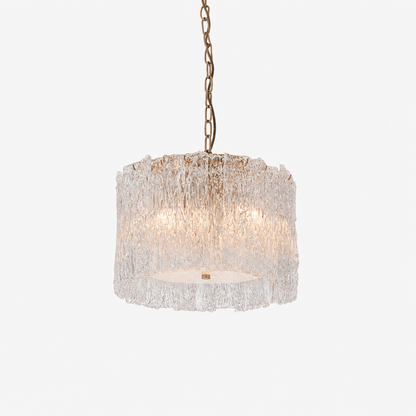 Lights  -  YS 10-1714-4 Iron & Clear Glass 4 Light Chandelier  -  60486005
