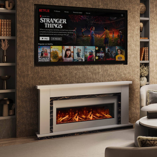 Fireplaces  -  Bespoke Fireplaces Isabelle Marble 1000 S Suite  - 