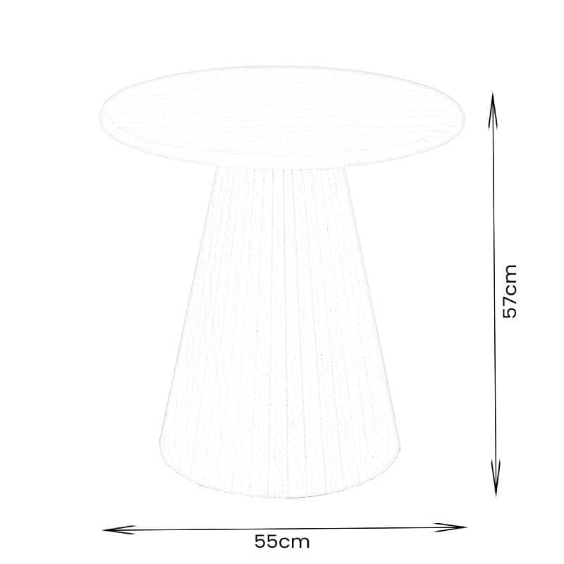 Furniture  -  Jasmine Side Table - Natural  -  60013538