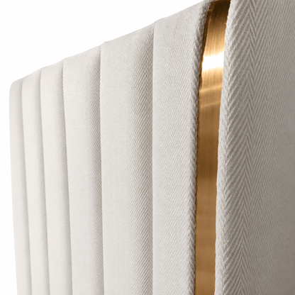 Furniture  -  Jude King Size Bedframe - Cream  -  60487290