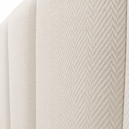 Furniture  -  Jude King Size Bedframe - Cream  -  60487290