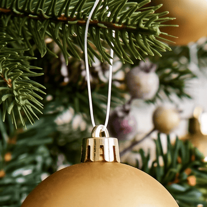 Christmas  -  Gold Baubles Pack of 12 - 6cm  -  60487477
